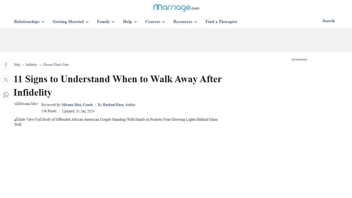 11 Signs to Understand When to Walk Away After Infidelity